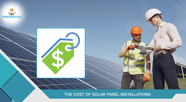 The cost of solar panel installations